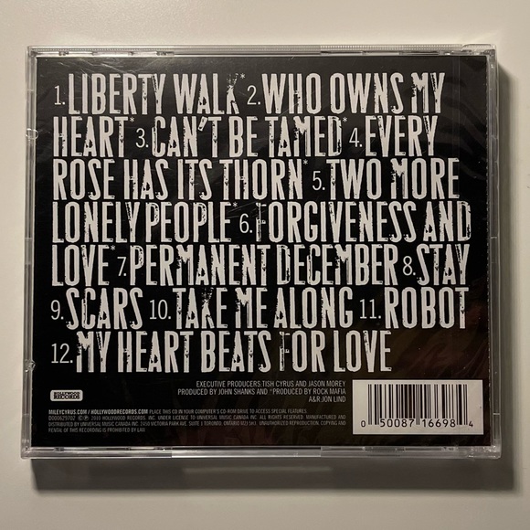 💽4/$20💽 SEALED! Miley Cyrus - Can’t Be Tamed CD Album - Picture 4 of 4